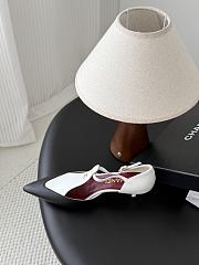 Chanel Mary Janes Lambskin White & Black 50mm G47202 - 3