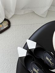 Chanel Mary Janes Lambskin Black & White 75mm - 3