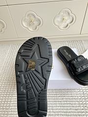 Dioriviera Dio(r)evolution Slide Quilted Cannage Leather-Effect Fabric Black - 2