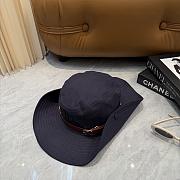 Miumiu Drill Cowboy Hat Hematite 5HC221 - 4