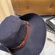 Miumiu Drill Cowboy Hat Hematite 5HC221 - 2