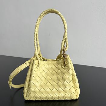 Bottega Veneta Small Parachute Butter Yellow - 21x17x16.5cm