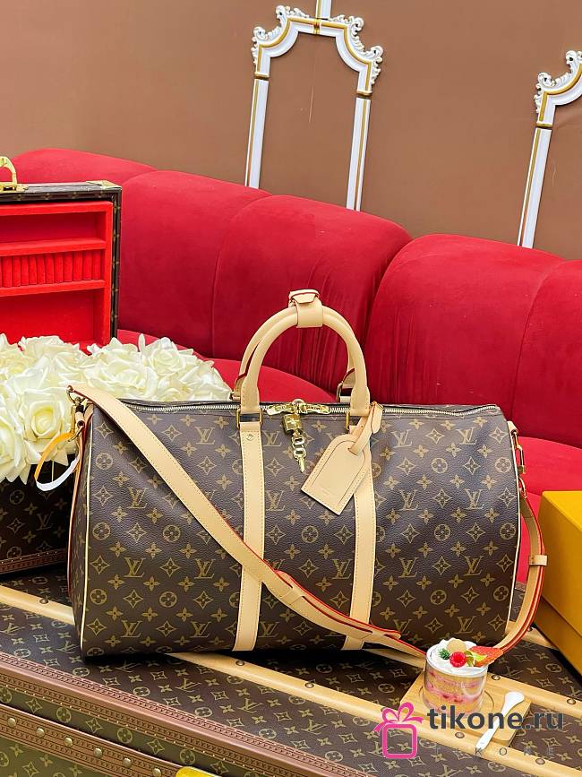 LV Keepall Bandoulière 50 Coated Canvas M41416 - 50x29x23cm - 1