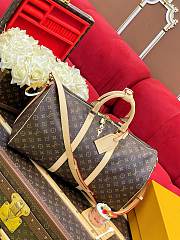 LV Keepall Bandoulière 50 Coated Canvas M41416 - 50x29x23cm - 4