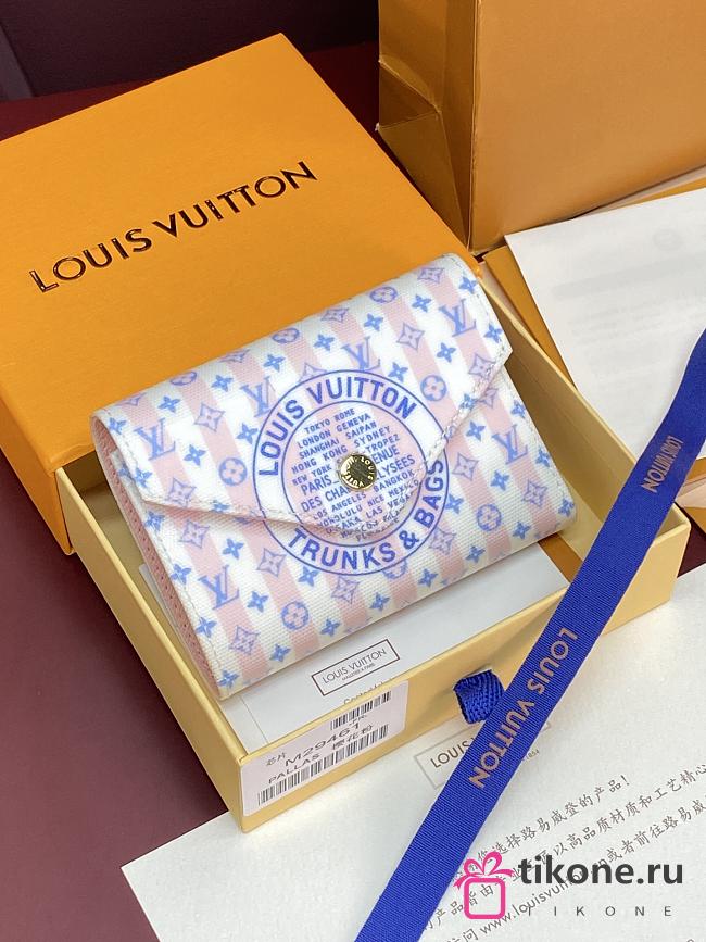 LV Victorine Wallet Stamp Blue M29461 - 12x9.5x2.5cm - 1