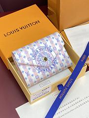 LV Victorine Wallet Stamp Blue M29461 - 12x9.5x2.5cm - 2