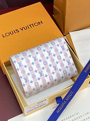 LV Victorine Wallet Stamp Blue M29461 - 12x9.5x2.5cm - 5