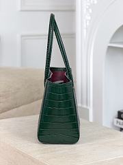 Chanel Small Tote Crocodile Embossed Calfskin & Gold-Tone Metal Dark Green AS6243 - 39x20x13cm - 6