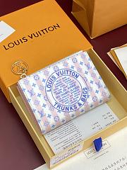 LV Lisa Wallet Stamp Blue M29028 - 11.5x9x1.5cm - 4