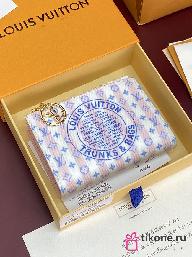 LV Lisa Wallet Stamp Blue M29028 - 11.5x9x1.5cm - 1