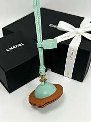 Chanel Mini Bag Charm Lambskin Green & Camel AP5246  - 1