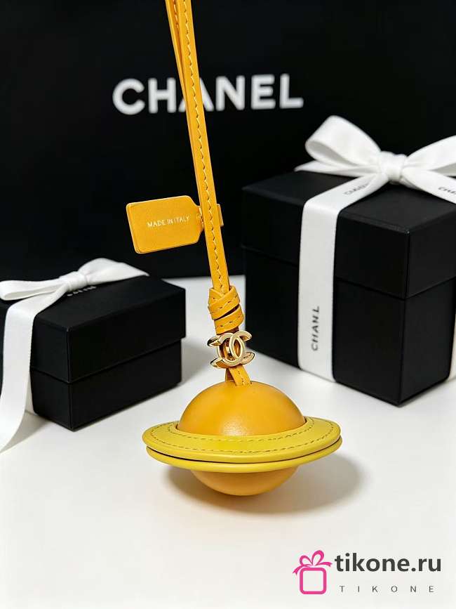 Chanel Mini Bag Charm Lambskin Yellow AP5246 - 1