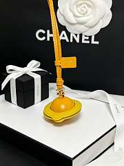 Chanel Mini Bag Charm Lambskin Yellow AP5246 - 3