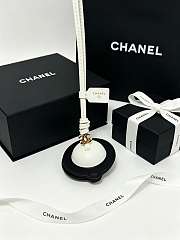 Chanel Mini Bag Charm Lambskin White & Black AP5246 - 2