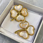 Set of Dior Sparkling Clover Brooches Gold-Finish Metal and Mother-of-Pearl V1866WOMMP_D301 - 2