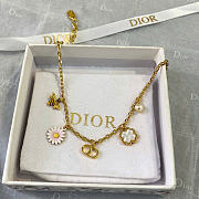 Dior CD Garden Bracelet Gold-Finish Metal, White Resin Pearl, Mother-of-Pearl and Multicolor Lacquer B3302WOMMP_D301 - 4