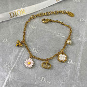 Dior CD Garden Bracelet Gold-Finish Metal, White Resin Pearl, Mother-of-Pearl and Multicolor Lacquer B3302WOMMP_D301 - 2