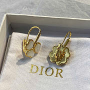Dior Sparkling Clover Earrings Gold-Finish Metal and Mother-of-Pearl E4477WOMMP_D301 - 6