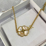 Dior Sparkling Clover Bracelet Gold-Finish Metal and Mother-of-Pearl B3256WOMMP_D301 - 2