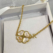 Dior Sparkling Clover Bracelet Gold-Finish Metal and Mother-of-Pearl B3256WOMMP_D301 - 4