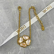 Dior Sparkling Clover Bracelet Gold-Finish Metal and Mother-of-Pearl B3256WOMMP_D301 - 6
