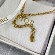 Dior Sparkling Clover Necklace Gold-Finish Metal and Mother-of-Pearl N3640WOMMP_D301 - 3