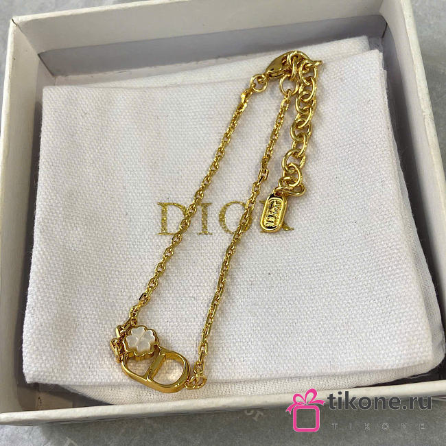 Dior CD Garden Bracelet Gold-Finish Metal and Mother-of-Pearl B3305WOMMP_D301 - 1