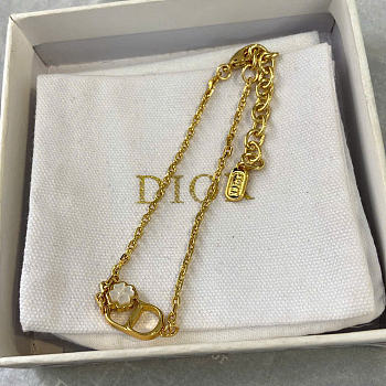 Dior CD Garden Bracelet Gold-Finish Metal and Mother-of-Pearl B3305WOMMP_D301