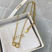 Dior CD Garden Necklace Gold-Finish Metal and Mother-of-Pearl N3678WOMMP_D301 - 1