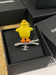 Chanel Brooch Metal, Resin & Diamantés Silvery, Yellow, Orange & Crystal ABH519 - 5