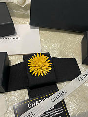 Chanel Brooch Metal & Resin Gold & Yellow ABH326 - 4