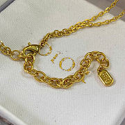 Dior CD Multi Flowers Necklace Gold-Finish Metal, White Resin Pearls and Crystals N3841WOMCY_D319 - 3
