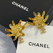 Chanel Stud Earrings Metal Gold ABH328 - 5