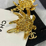 Chanel Stud Earrings Metal Gold ABH328 - 2