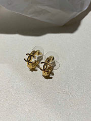 Chanel Hoop Earrings Metal Gold ABH190 - 1