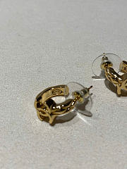 Chanel Hoop Earrings Metal Gold ABH190 - 4
