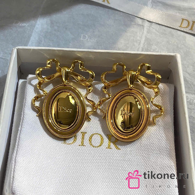 Dior Médaillon Earrings Gold-Finish Metal E4617WOMMT_D300 - 1