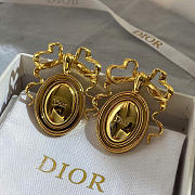 Dior Médaillon Earrings Gold-Finish Metal E4617WOMMT_D300 - 3