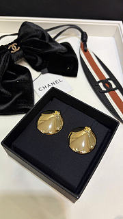 Chanel Stud Earrings Metal Gold ABH346 - 1