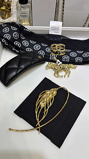 Chanel Brooch Metal Gold ABH432 - 4