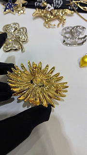 Chanel Brooch Metal Gold ABH325 - 4