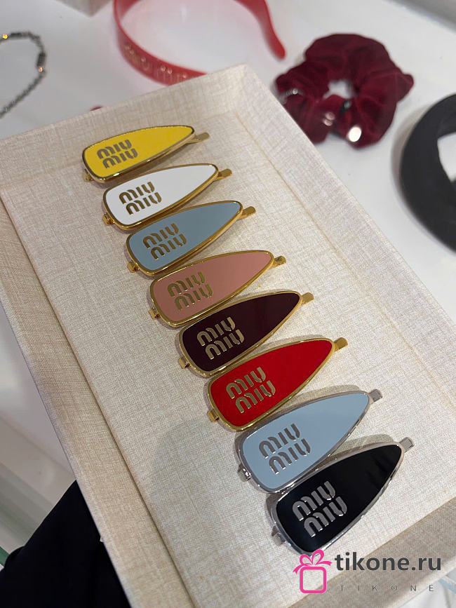 Miumiu Enameled Metal Hair Clip 5IF147 - 1