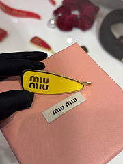 Miumiu Enameled Metal Hair Clip 5IF147 - 6