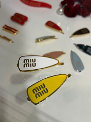 Miumiu Enameled Metal Hair Clip 5IF147 - 5