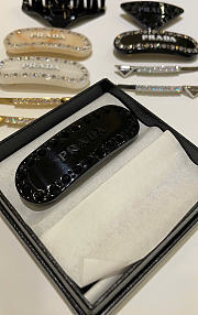 Prada Plex Hair Clip Black 1IF043 - 6