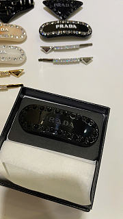 Prada Plex Hair Clip Black 1IF043 - 5