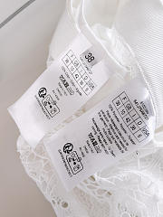 Dioriviera Mid-Length Flared Skirt White Dior Bows Cotton-Blend Lace 641J75A8727_X0150 - 3