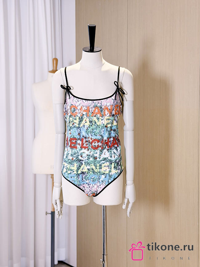 Chanel Swimsuit Stretch Jersey Multicolour P81460 - 1
