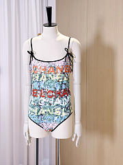 Chanel Swimsuit Stretch Jersey Multicolour P81460 - 6