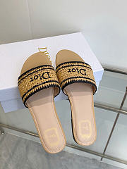 Dioriviera Dior Woven Slide Trench Crocheted Raffia-Effect Technical Fabric - 6